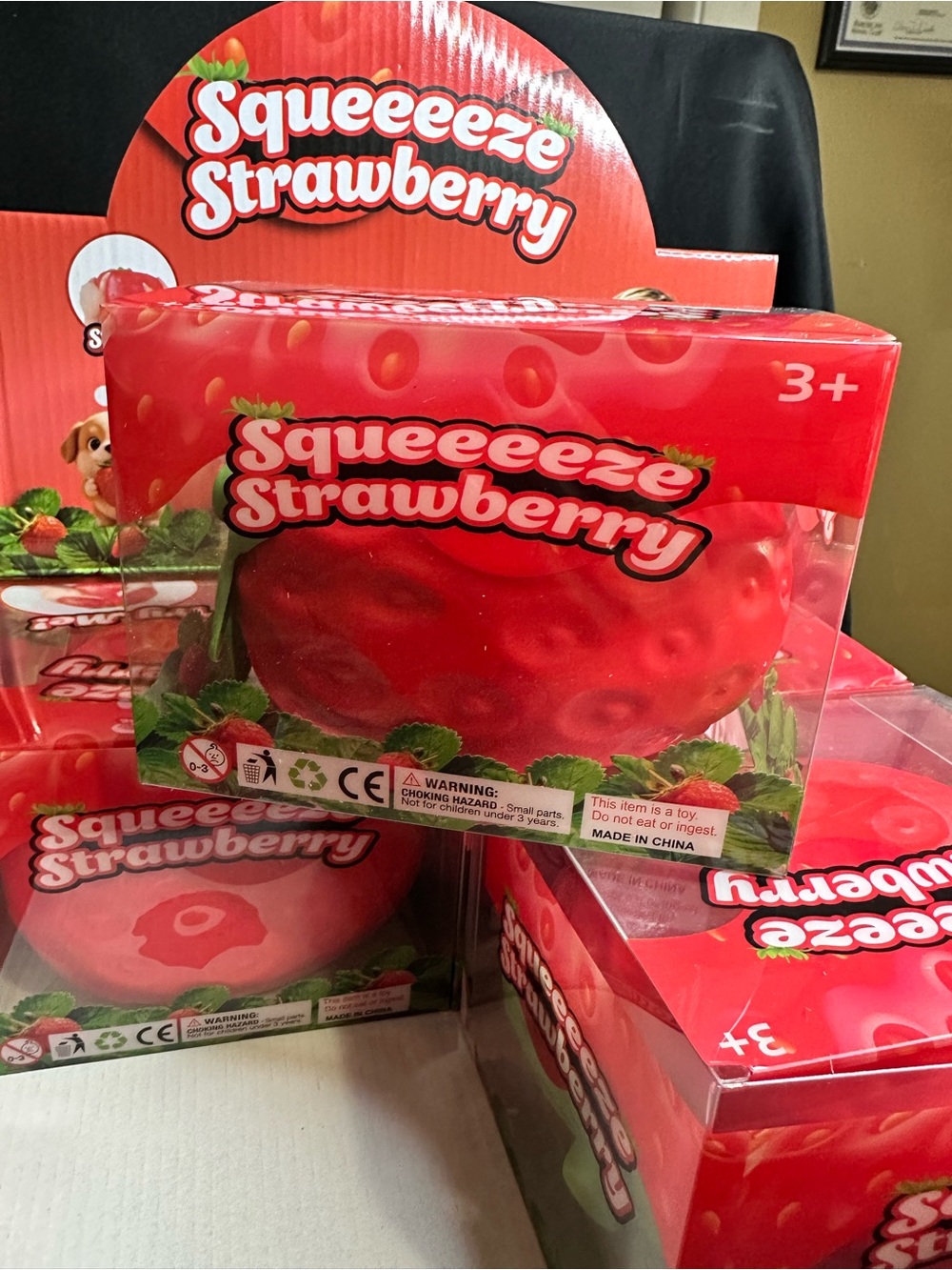 Red Sensory Squeeze Toy